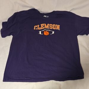 Russell Athletic Purple Clemson T-Shirt